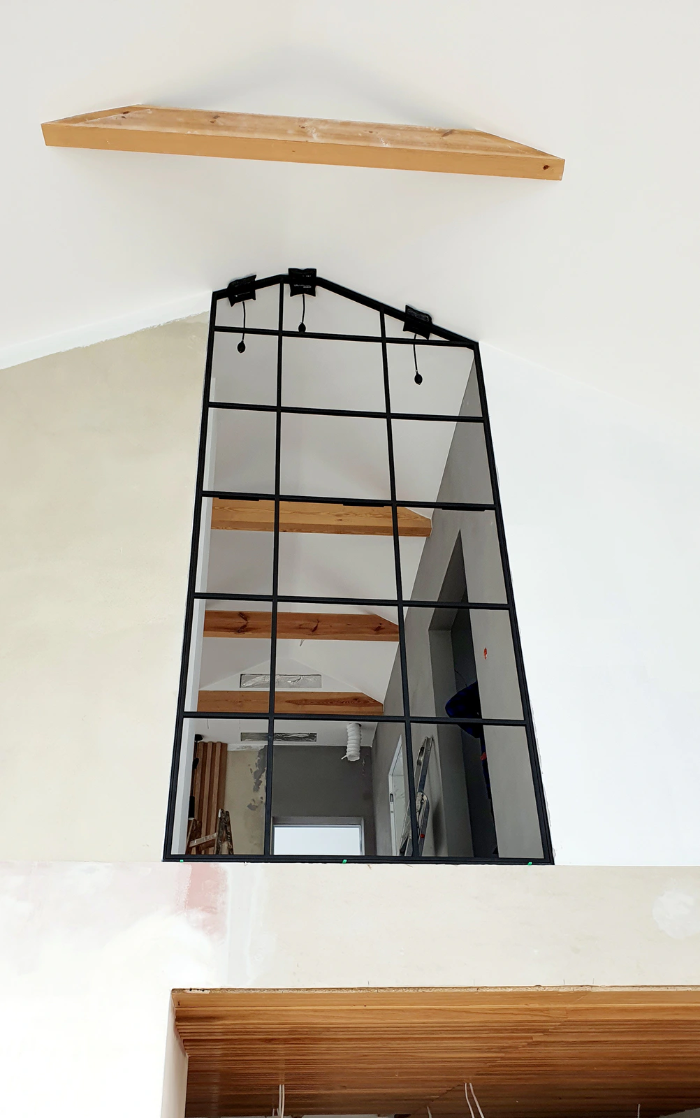 Ścianka loft zabudowa antresoli – Warszawa